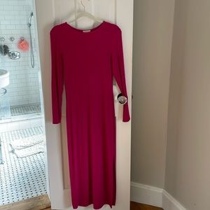 maxi dress from Anthropologie